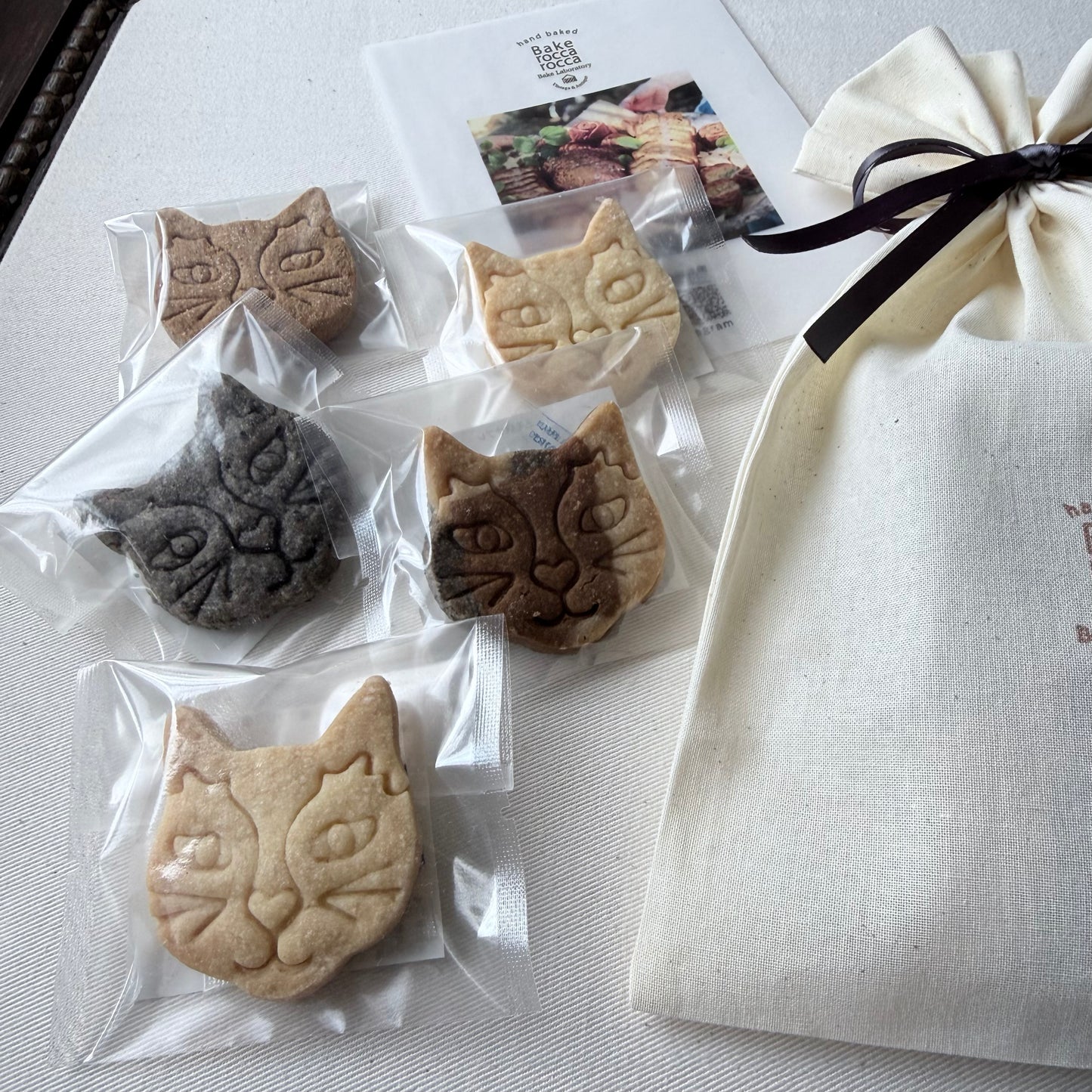 猫型サブレ の巾着ギフト